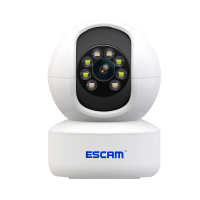 ESCAM QF005 3MP WiFi IP Camera 2.4G Draadloze PTZ Cam Dual Lichtbron Bewegingsdetectie Tweeweg Intercom Nachtzicht APP A