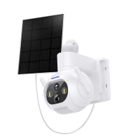 ESCAM QF172 2MP HD WiFi camera met ingebouwde batterij met zonnepaneel PIR bewegingsdetectie Volledig kleuren nachtzicht