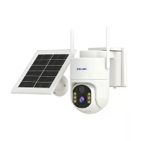 ESCAM QFS71 4G LTE Solar Beveiligingscamera 3MP Kleur Nachtzicht PIR Alarm PTZ Twee Wegradio IP66 Buiten Draadloze CCTV