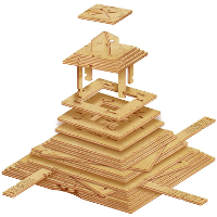 Escape Welt Quest Pyramide 3 in 1 puzzel