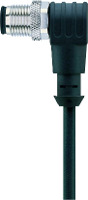 Escha 8043832 Sensor/actuator connector, geassembleerd M12 Aantal polen (sensoren): 5 Stekker, haaks 2.00 M 1 stuk(s)