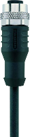 Escha 8046904 Sensor/actuator connector, geassembleerd M12 Aantal polen (sensoren): 8 Bus, recht 5.00 M 1 stuk(s)