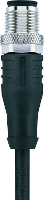 Escha 8046234 Sensor/actuator connector, geassembleerd M12 Aantal polen (sensoren): 4 Stekker, recht 5.00 M 1 stuk(s)
