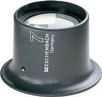 Eschenbach 11245 Uhrmacherwerkzeug Horlogemakersloep Vergrotingsfactor: 5 x Lensgrootte: (Ø) 25 mm Antraciet