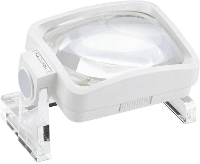 Eschenbach 263611 Standloep Vergrotingsfactor: 2.8 X, 3.8 X Lensgrootte: (l x b) 100 mm x 75 mm