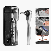ESLNF 14 in 1 Flip top Mini Multifunctionele Sleutelset Draagbare Fiets Inbussleutel Bandenspanner Snelle Release Sleute