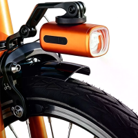 ESLNF Dubbelstraal Fietslicht 1300LM USB C Opladen 2400mAh IPX6 Waterdicht Fietsen voor MTB, Racefiets, Scooter