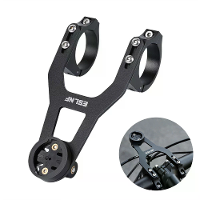 ESLNF Fietscomputerhouder RVS Buiten Sportcamera Basis Stopwatch Verlengstand voor MTB