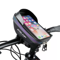 ESLNF Gevoelige Touchscreen 8'' Telefoonhouder Fietstas Verbeterde Zonnekap Harde Schild Waterdichte Stuurtas Lichtgewic