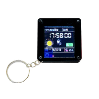 ESP32 C3 1.44 Inch LCD display Desktop Kleine Ornamenten Draagbare Hanger Lvgl Spaceman ST7735
