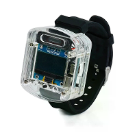 ESP32 S3 AI Smartwatch DIY Kit 0,96 inch OLED scherm WiFi oplaadbare spraakassistent voor AI dialogen zelfassemblage