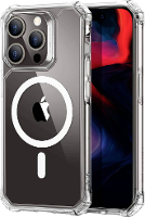 ESR Air Armor HaloLock Case Backcover Apple iPhone 15 Pro Max Transparant MagSafe compatible