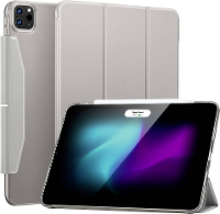 ESR Ascend Trifold Book cover Grijs, Transparant iPad Cover / tas