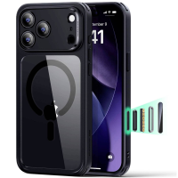 ESR Case Apple iPhone 17 Pro Zwart, Transparant MagSafe compatible