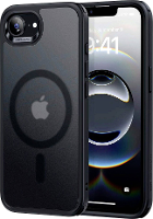 ESR Classic Hybrid HaloLock Backcover Apple iPhone 16e Zwart Inductieve lading, MagSafe compatible, Stootbestendig