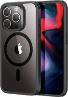 ESR Classic Hybrid HaloLock Case Backcover Apple iPhone 15 Pro Transparant, Zwart MagSafe compatible