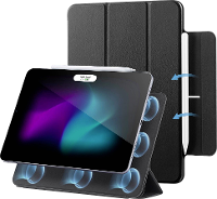 ESR Rebound Magnetic Case Book case Zwart Tabletcover