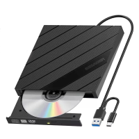 ESSAGER B12 Y Externe CD DVD station USB Type C DVD brander 24x CD 8x DVD Lezer en Schrijver Draagbaar Optisch Station P