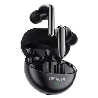 ESSAGER ES 06 TWS bluetooth oordopjes ENC geluidsisolatie 10mm membraan dynamisch 20 uur afspeeltijd in ear sportkoptele