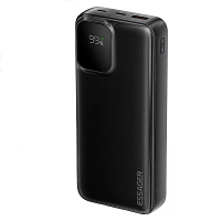 ESSAGER ES D023 22,5W 37/74Wh 10000/20000mAh Digitale Display Powerbank met 2 Geïntegreerde Kabels Externe Batterij Voed