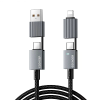 ESSAGER ES X80 5A 240W USB A/Type C naar Type C/iP Kabel PD3.0 QC3.0 PPS DCP SCP FCP AFC VOOC Snelladen Gegevensoverdrac