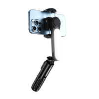 ESSAGER Q09 Cardanische ophanging stabilisator met aanvullend licht 360 ° rotatie multifunctionele afstandsbediening Tel