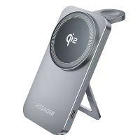 ESSAGER Qi2 2 in 1 Desktop Draadloze Oplader 15W Snelle Draadloze Opladen Telefoonhouder voor Slimme Telefoons voor iPho