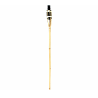 Bamboe tuinfakkel   90 cm   Tuin decoratie/tuinverlichting   Oliefakkels navulbaar