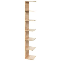 ESTON   Wandboekenkast   Lichthout   Vezelplaat