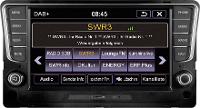 ESX VN810 VW G7 DAB Navigatiesysteem, vaste inbouw Aansluiting voor stuurbediening, Aansluiting voor achteruitrijcamera, Bluetooth handsfree