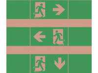 ESYLUX EN10017711 Pictogram Uitgang