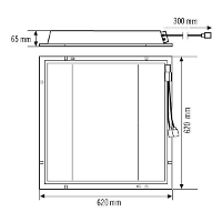 ESYLUX EQ10132377 EQ10132377 LED paneel Wit Wit