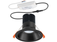 ESYLUX IDLSTI27 #EO10304071 EO10304071 LED plafondlamp Wit Zwart