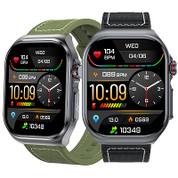 ET585 2.04Inch AMOLED Display PPG+ECG Micro fysische Onderzoek Functie HRV detectie Hartslag Bloeddruk Zuurstof in het b