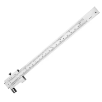 ETOPOO 0 200mm Schuifmaat Roestvrij staal Hoge nauwkeurigheid 0,1 mm/0,05 mm Markeer lijn Carbide Scriber Meettool