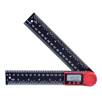 ETOPOO 200mm/300mm 360 ° LCD scherm Carbon Fiber Digitale hoekmeter Inclinometer Electron Goniometer Protractor Angle Fi