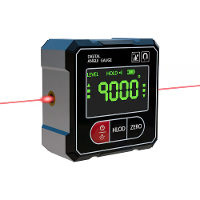 ETOPOO Digitale Inclinometer Hoekmeter Kruislaserprojectie 360 Graden Meting Magnetische Basis LED Achtergrondverlichtin