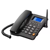 ETS 6588 Wireless Fixed Wireless Phone Cordless Desktop Telephone Support GSM Dual SIM Card Integrated Antenna with FM R