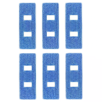 [EU Direct] 6 Pack Draadloze Stofzuiger Vervangende Moppen Compatibel met Proscenic P11 Dweilen