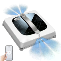 [EU Direct] ABIR WD10 Ramenreinigingsrobot 10000Pa Vacuümzuiging Dubbel Rolborstel 6 Weg Waternevel APP & Afstandsbedien