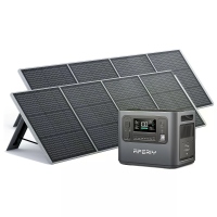 [EU Direct] Aferiy P210 2400W 2048Wh Draagbaar Energie Station LiFePO4 Zonnegenerator + 2* S200A1 200W Zonnepaneel UPS Z