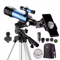 [EU Direct] AOMEKIE 18X 135X Astronomische Telescoop 50mm Diafragma Refractortelescopen met Telefoonadapter & Verstelbaa