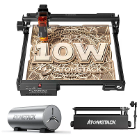 [EU Direct] ATOMSTACK A10 PRO V2 10W Lasergraveermachine + F30 Luchtassistentiesysteem + R3 Pro Rotisserie Lasergraveerm