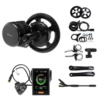 [EU Direct] BAFANG BBS 01B 48V 250W Bike Mid Motor Set E bike Conversion Kit 42T 44T Chain Wheel Snelheid Sensor Thumb T