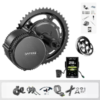 [EU DIRECT] BAFANG BBS01B 36V 350W Middenmotor Conversie Kit Elektrische Fiets Kits met C010 Display Scherm 36/42/44/52T