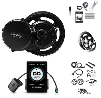 [EU DIRECT] BAFANG BBS02B 36V 500W Middenmotor Conversiekit Elektrische Fiets Kits met P860ML LCD Display Scherm 36/42/4