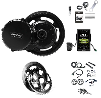 [EU DIRECT] BAFANG BBS02B 36V 500W Middenmotor Conversiekit Elektrische Fietskits met C010 Display Scherm 36/42/44/52T K