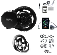 [EU DIRECT] BAFANG BBS02B 36V 500W Middenmotor Ombouwset Elektrische Fiets Kits met C18 0 9 PAS Display Scherm 36/42/44/