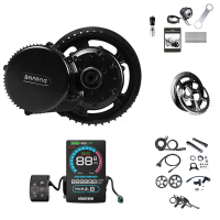 [EU DIRECT] BAFANG BBS02B 36V 500W motor in mid positie conversiekit voor elektrische fietsen met VD618 display scherm 3