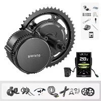 [EU DIRECT] BAFANG BBS02B 48V 750W Middenmotor Conversiekit Electric Bike Kits Met C010 PAS Weergave Scherm 36/42/44/52T
